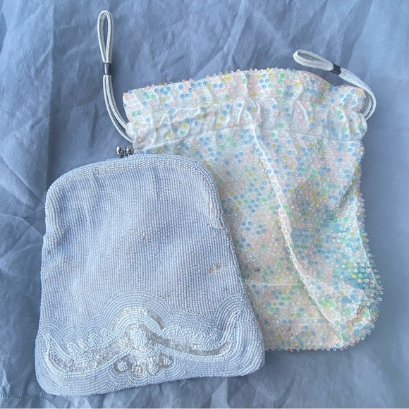Handbags - FINAL DROP 💰bVintage Beaded Clutches ~ you get both